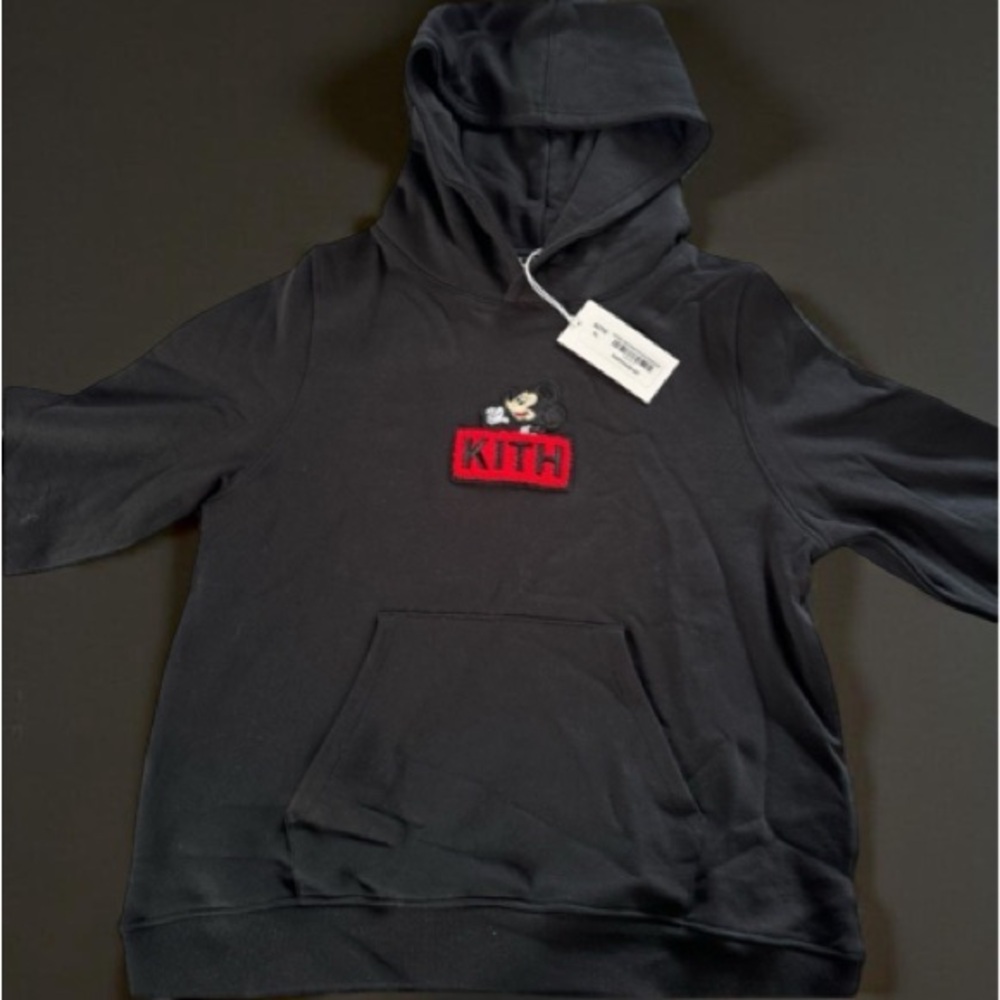 Kith Kids x Disney Mickey Hoodie XL Box Logo Rare Streetwear NWT Collector!!! - Picture 2 of 5